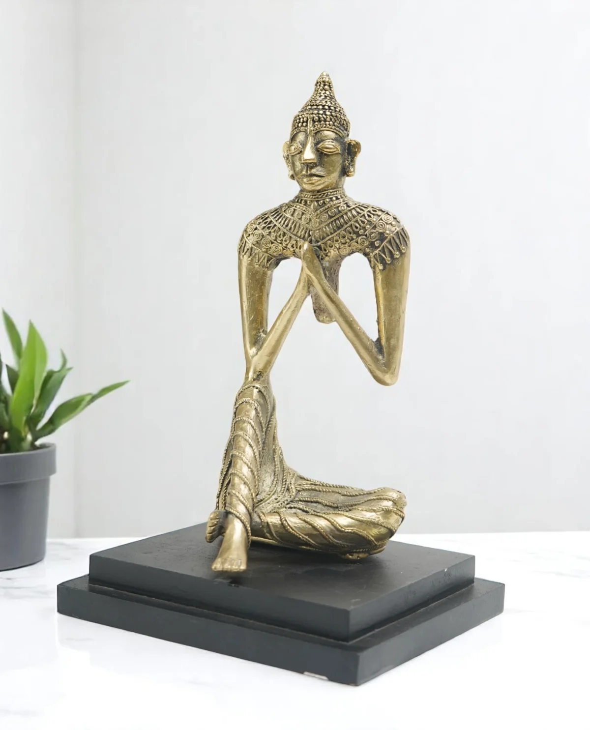 Handcrafted VASTU Tribal Wisdom Buddha- 𝗘𝗻𝗵𝗮𝗻𝗰𝗲 𝗽𝗲𝗮𝗰𝗲 - Image 4