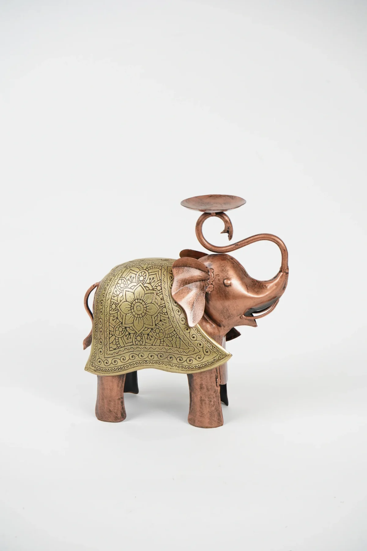 Radiant Metal Elephant Candle Holder - Image 5