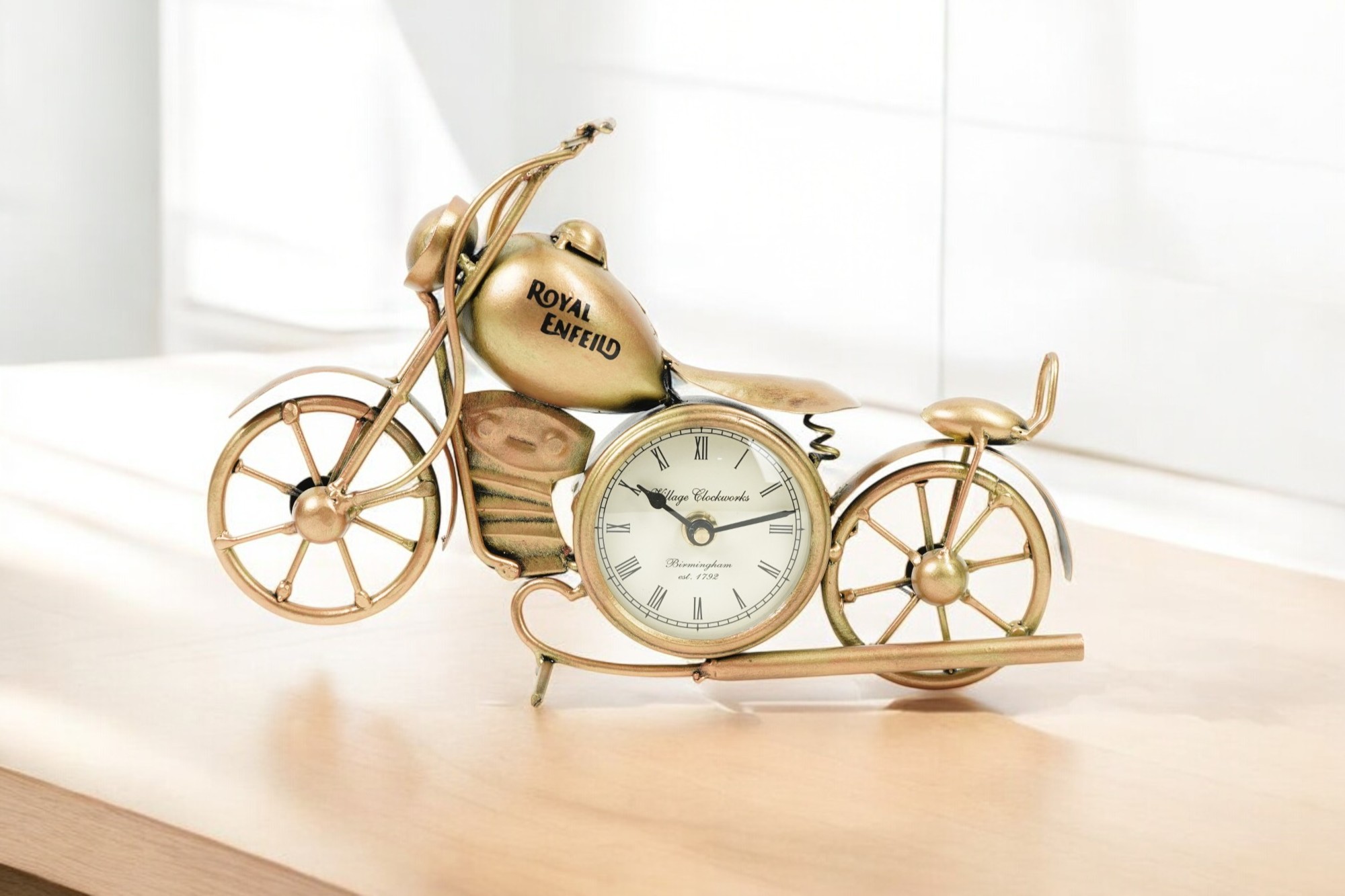 Bullet Bike Clock (Antique)