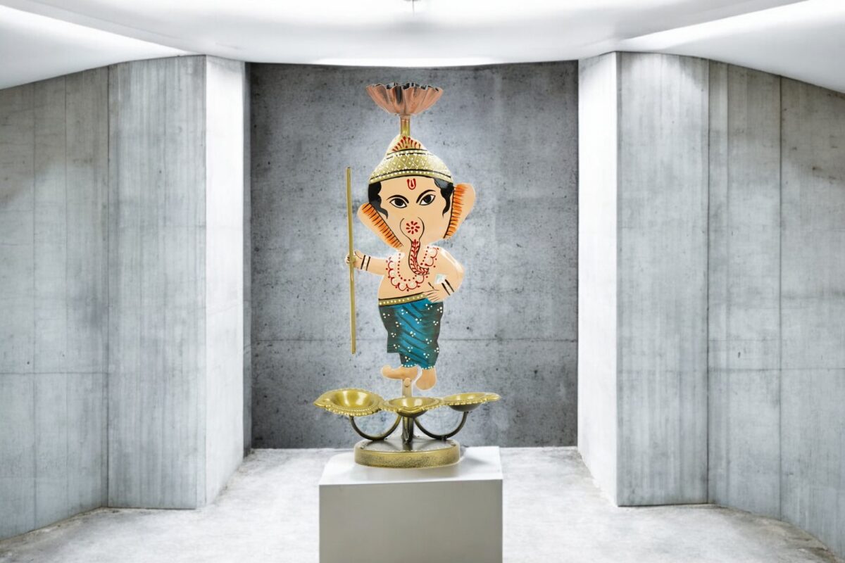 Artful Ganesha T-Light - Image 2
