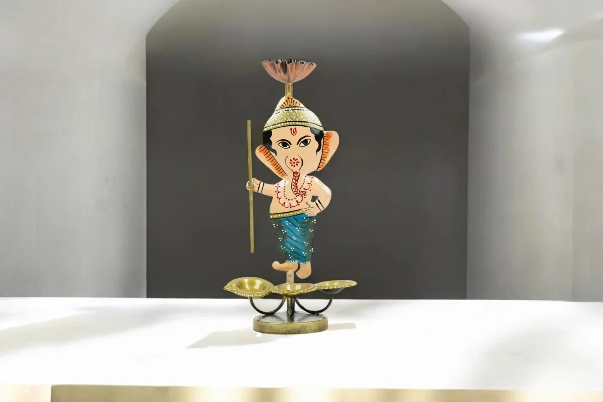 Artful Ganesha T-Light - Image 3