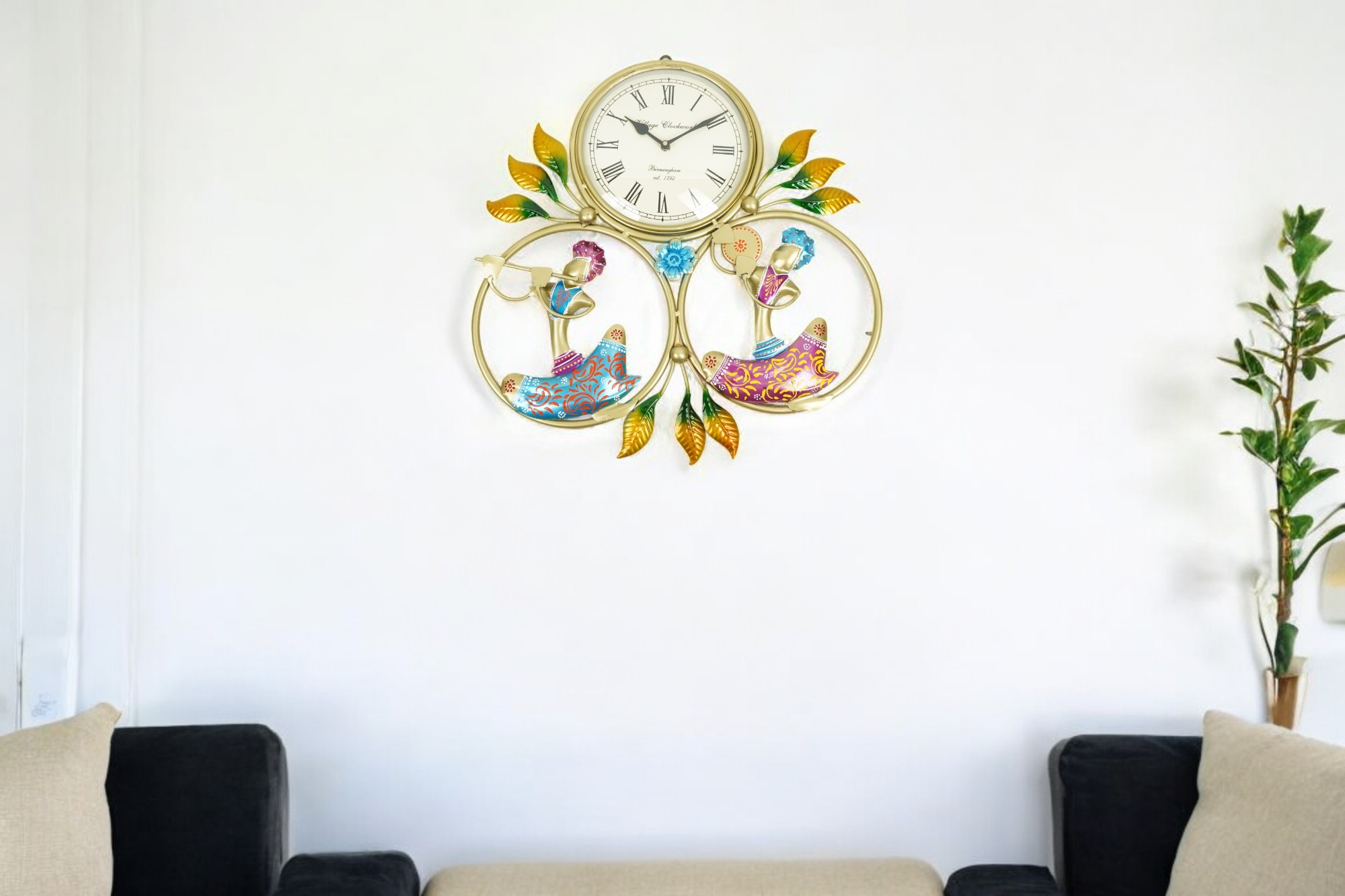 2 Langa Ring With Wall Clock