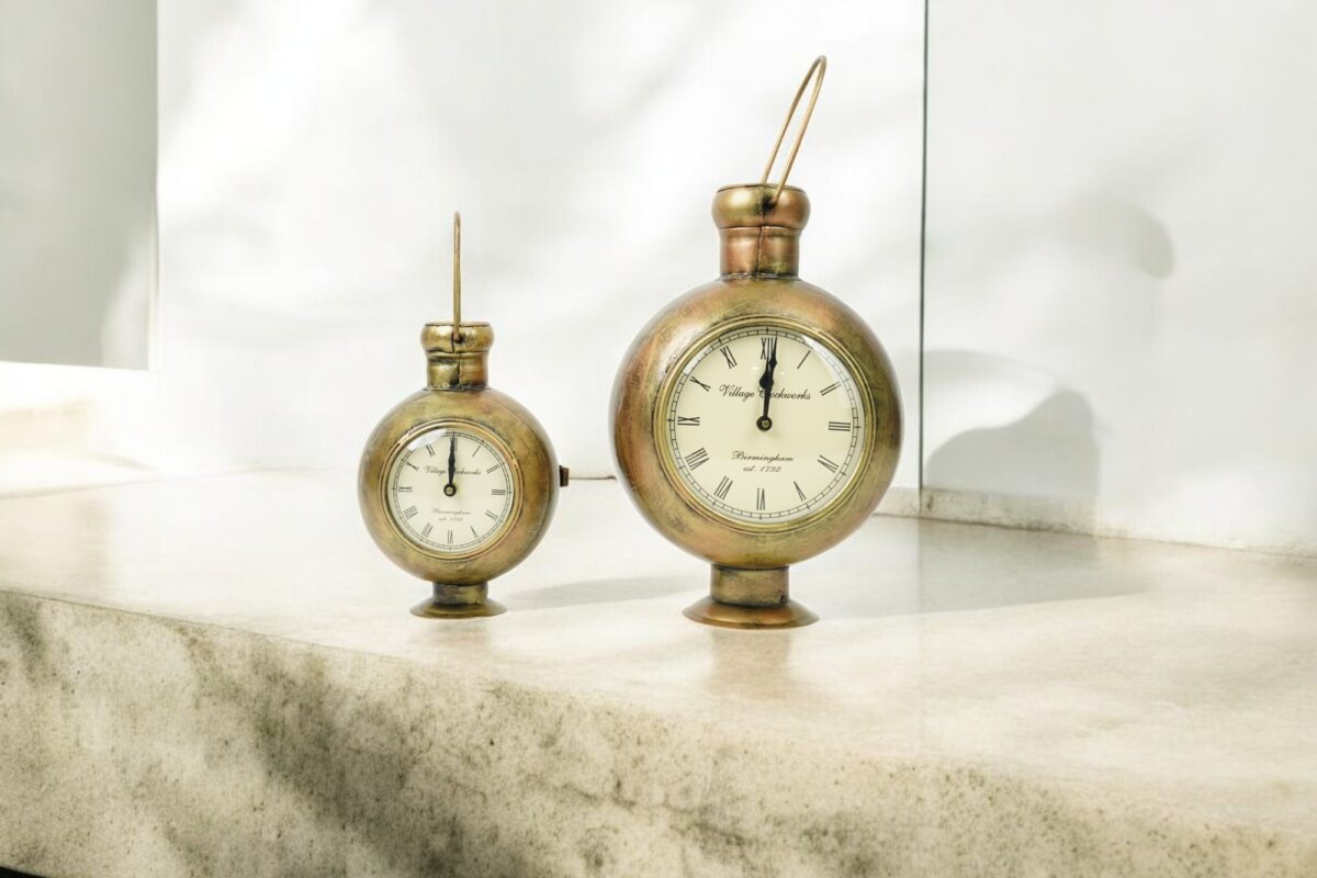 Glass Kudiya Clock + TLight - Image 3