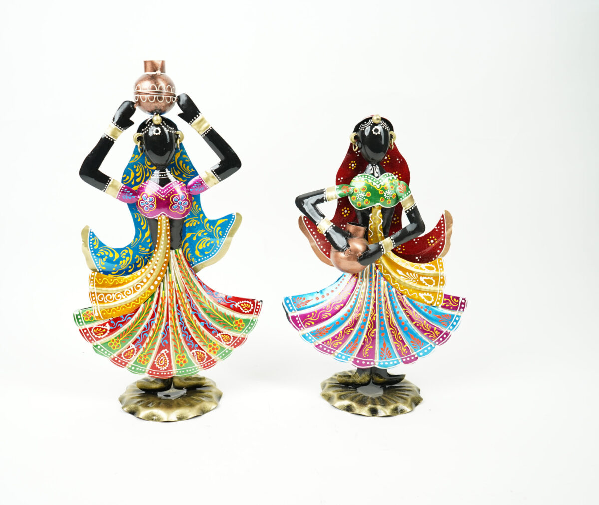 Iron Panihari Matka Lady Set Of 2 - Image 2
