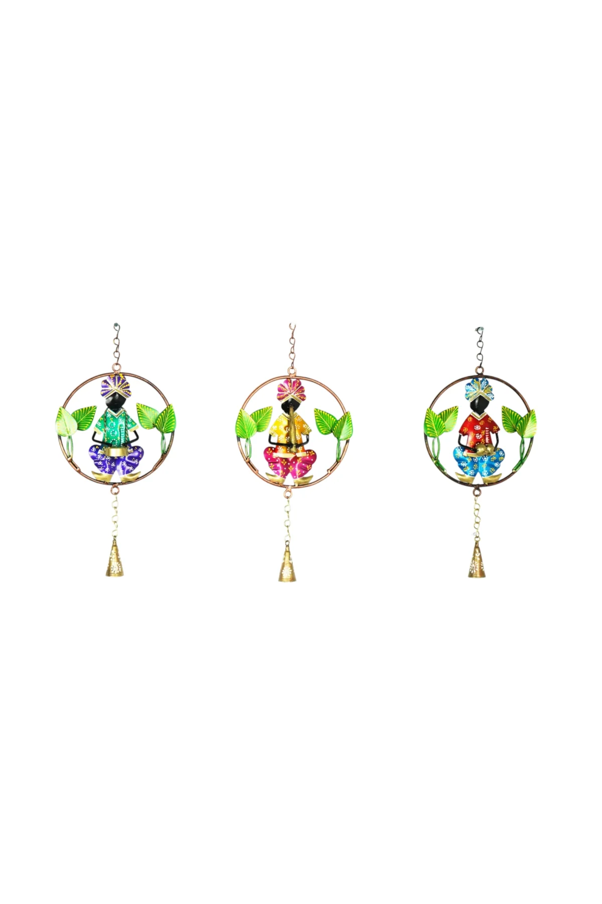 Marwari 3 Ring Musicians With Bells Set Of 3 - Image 2