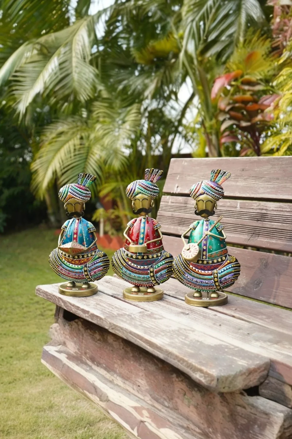 Iron Rajasthani Musicians Set - Image 5