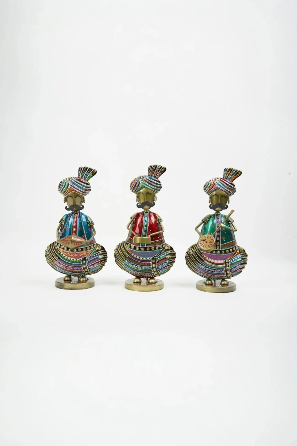 Iron Rajasthani Musicians Set - Image 3