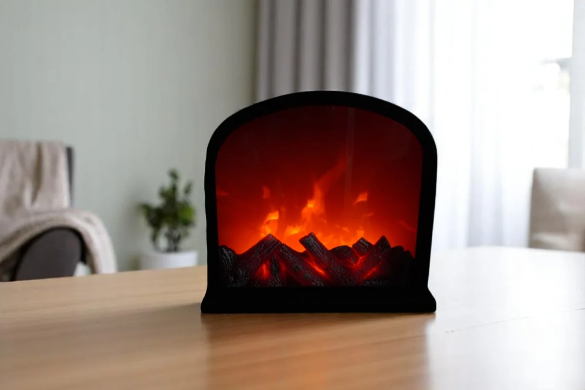 Crimson Flame Compact Fireplace Version 2.0- USB - Image 2