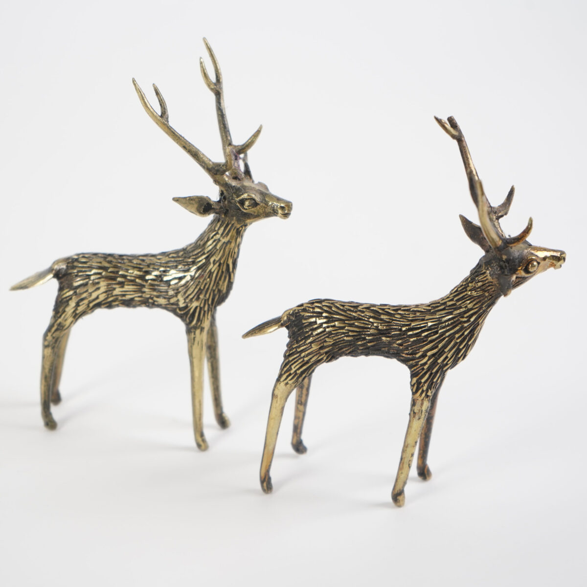 Reclaimed Brass Standing Deer - Image 4