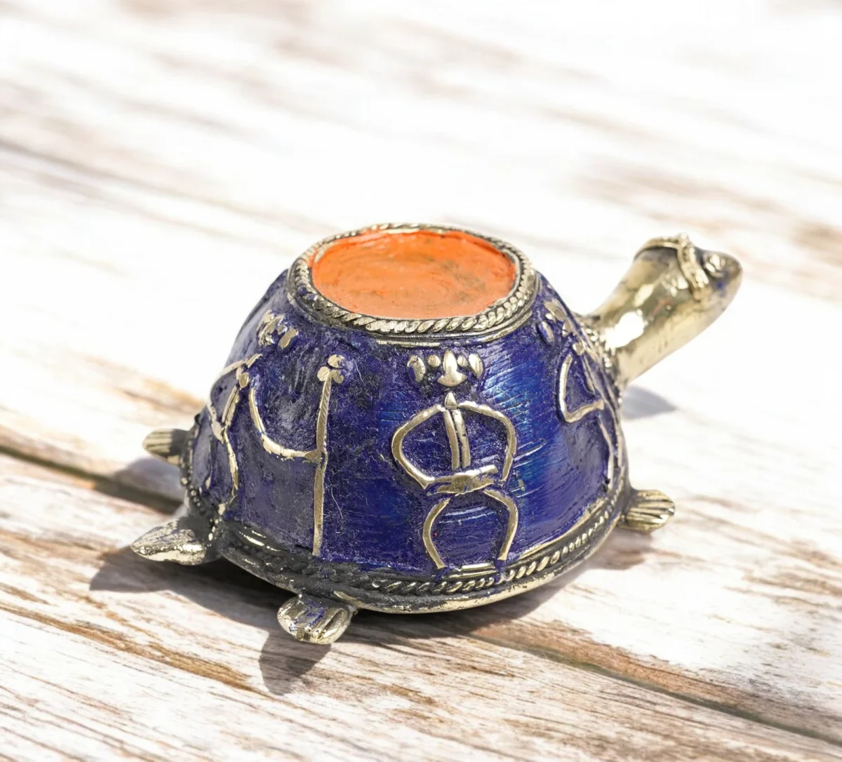 Vastu Shastra Brass Maa Lakshmi Turtle - 𝗔𝘁𝘁𝗿𝗮𝗰𝘁𝘀 𝗠𝗼𝗻𝗲𝘆 𝗮𝗻𝗱 𝗟𝘂𝘅𝘂𝗿𝘆- 𝐍𝐨𝐫𝐭𝐡 - 𝟭𝗸𝗴 - Image 2