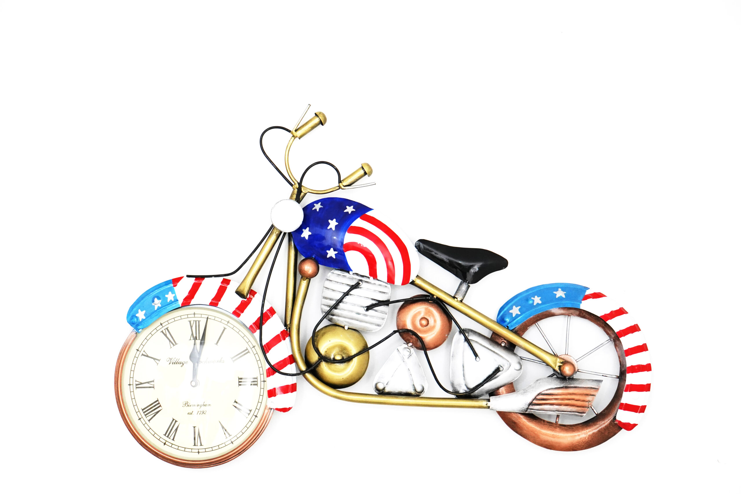 USA Bike Clock