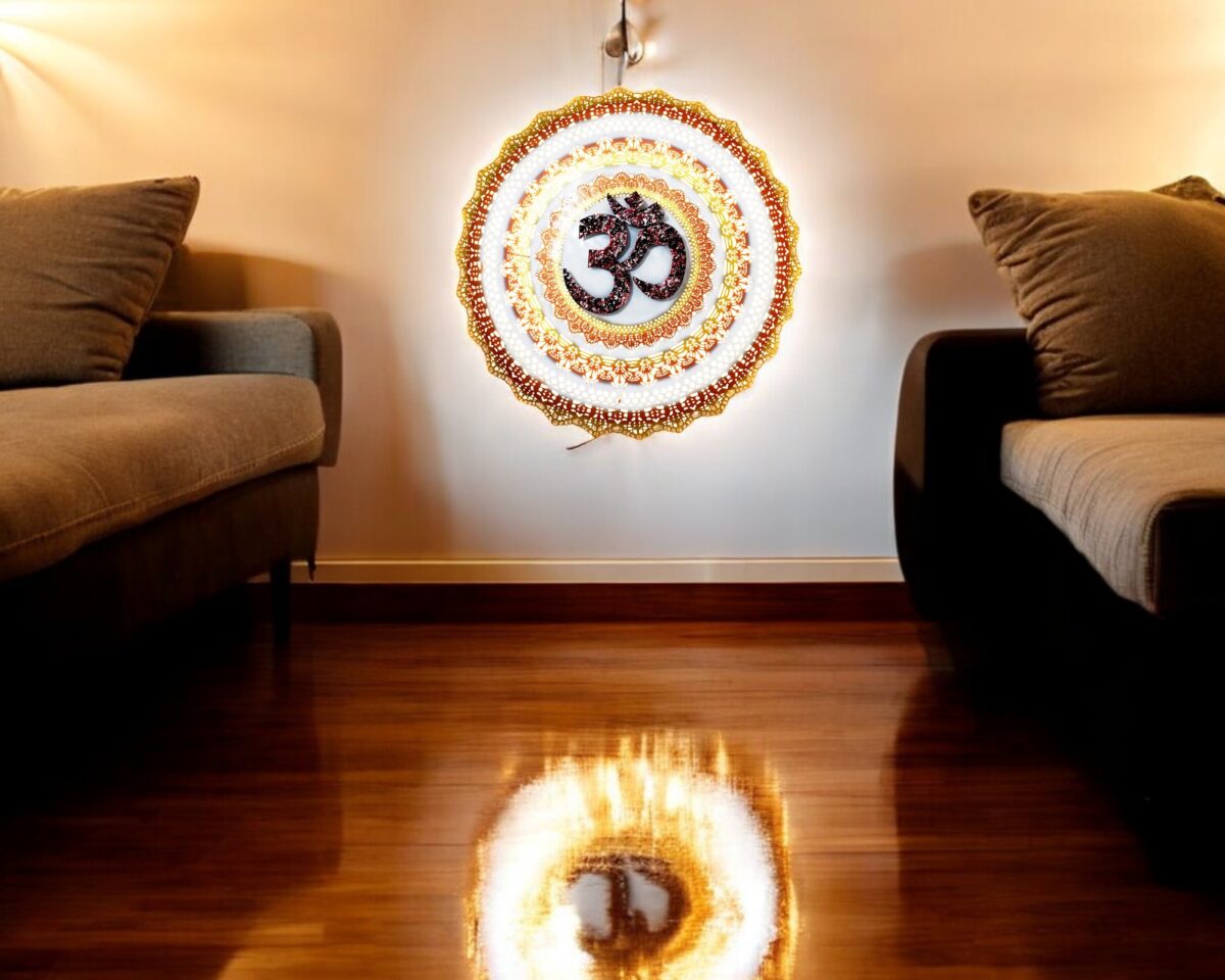 Om Circle with LED - Image 4
