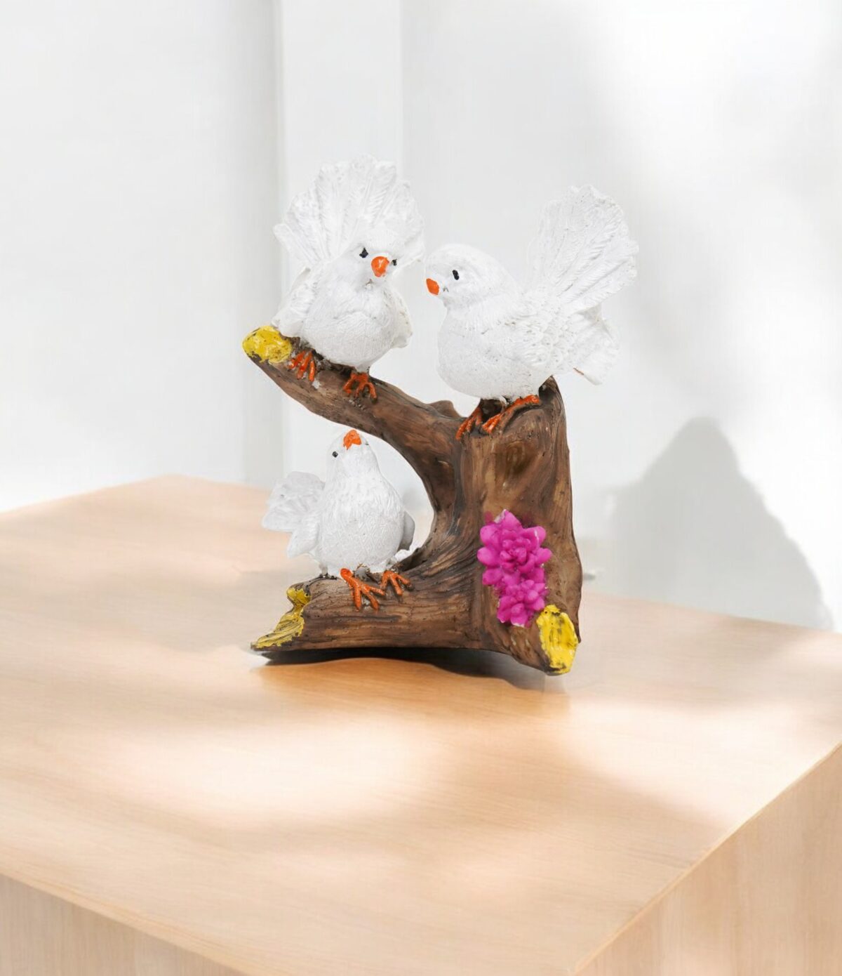 Three Birds On Stem - Image 2
