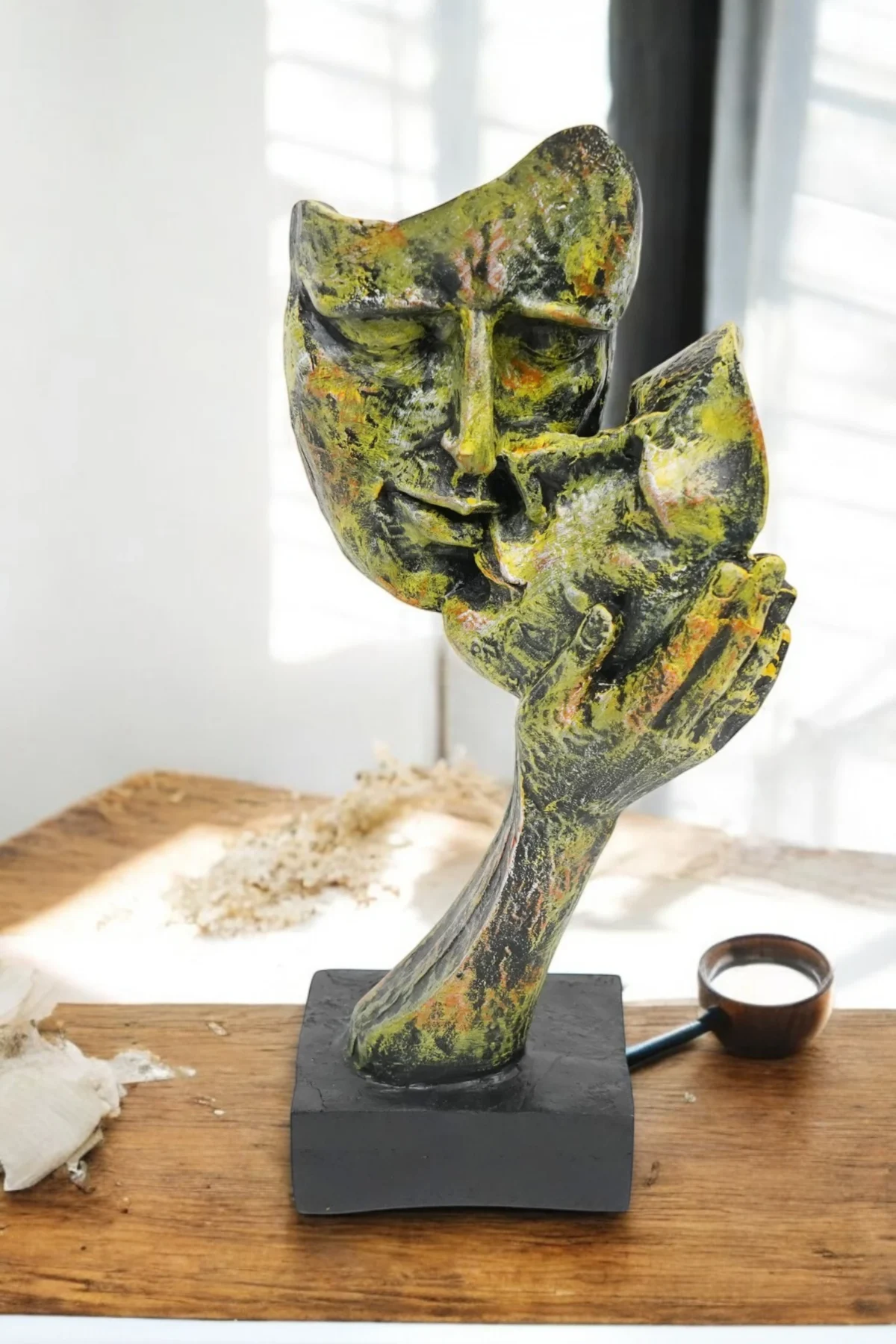 Abstract Face Art Sculpture - Image 2