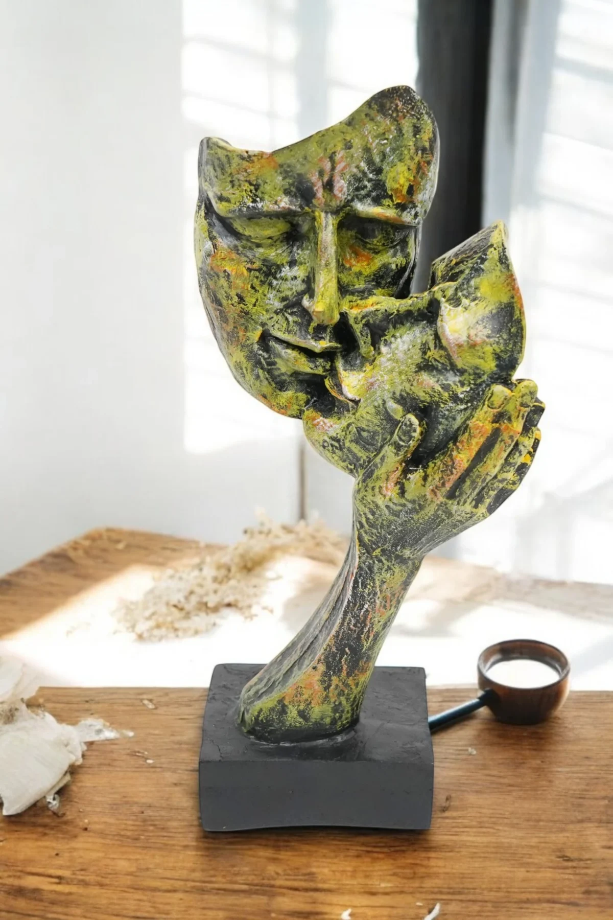 Abstract Face Art Sculpture - Image 3