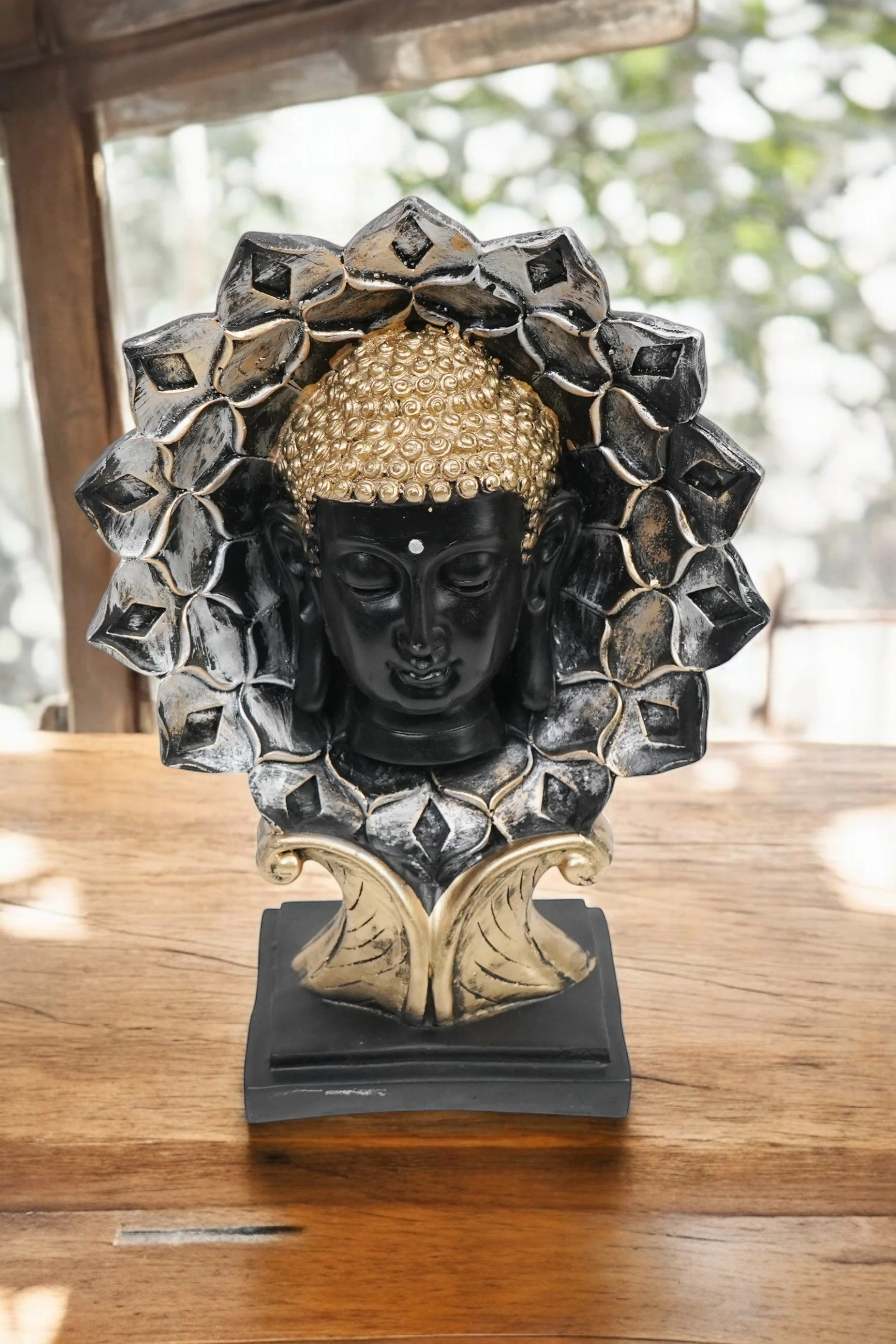 Buddha Head Sculpture