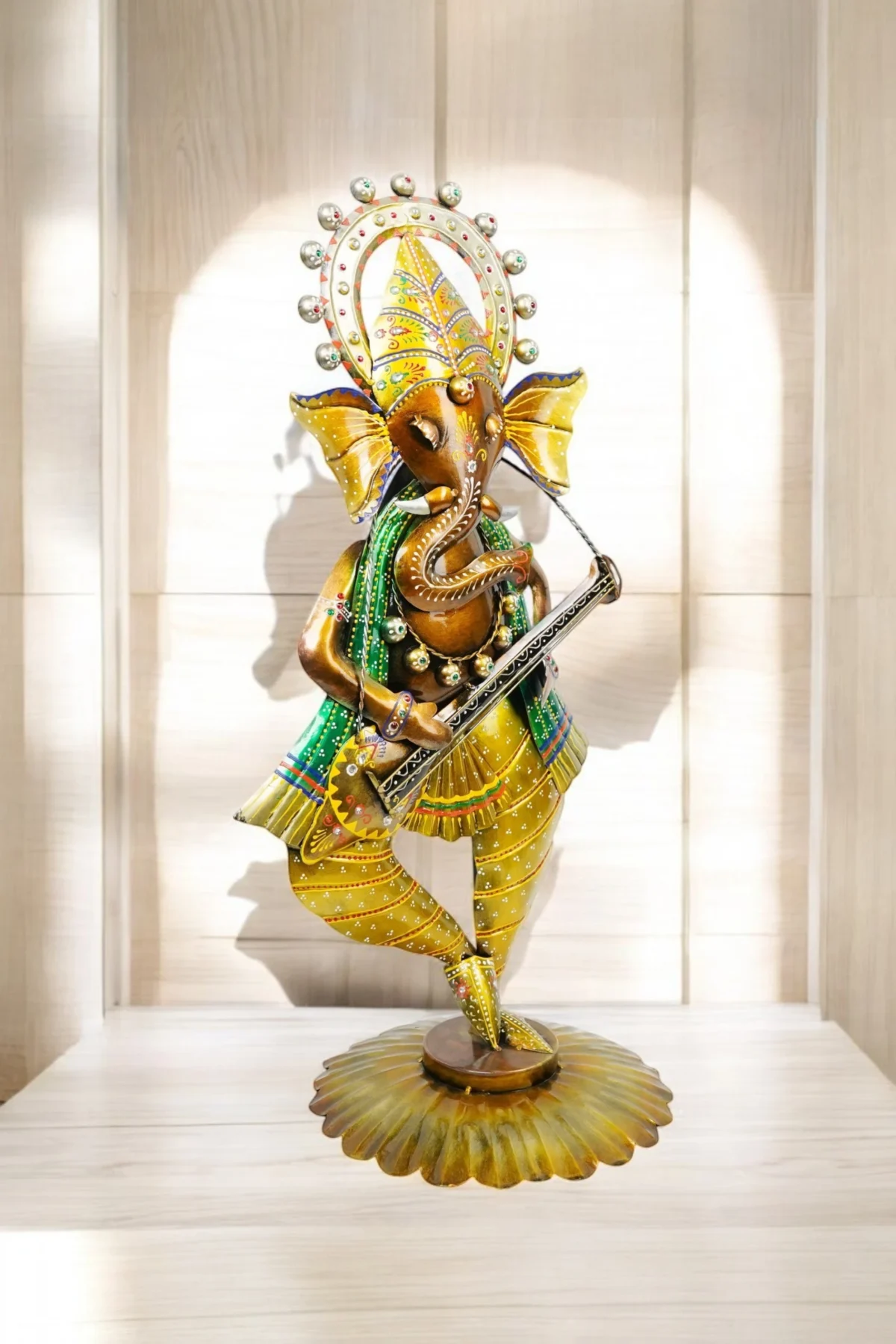Ganesha Metal Figurine - Image 3