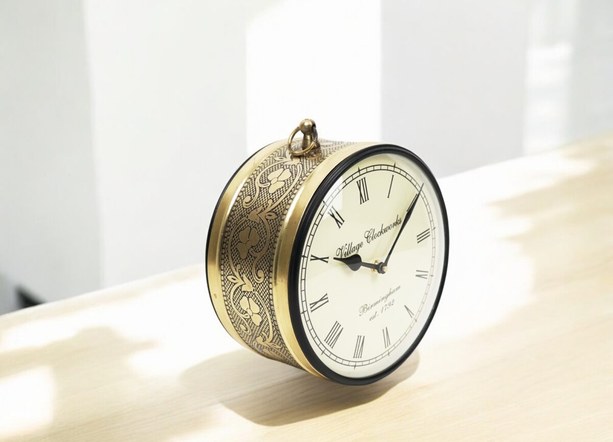Railway Clock 6 With Hanger - Image 3
