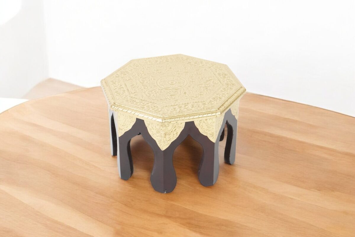 Wooden HEXA Brass FTG Bajot - Image 3