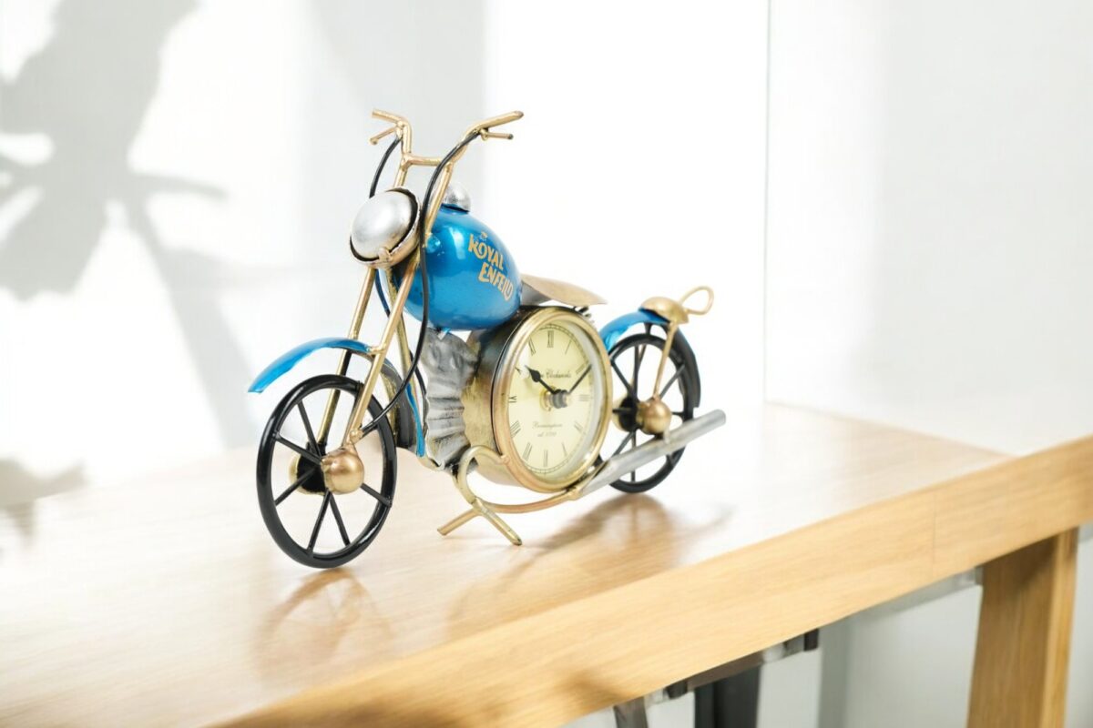Bullet Bike Clock (Blue) - Image 2