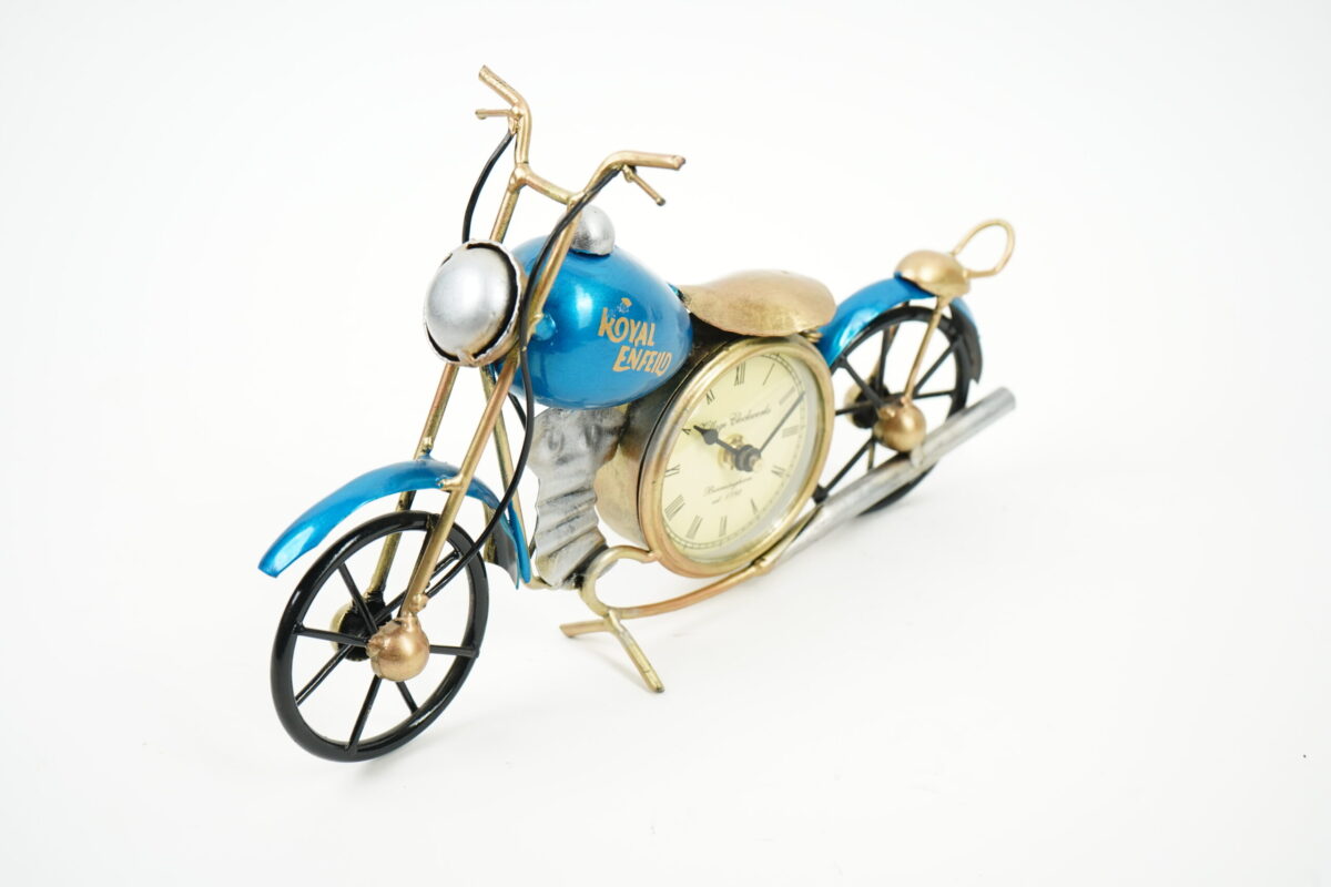 Bullet Bike Clock (Blue) - Image 4