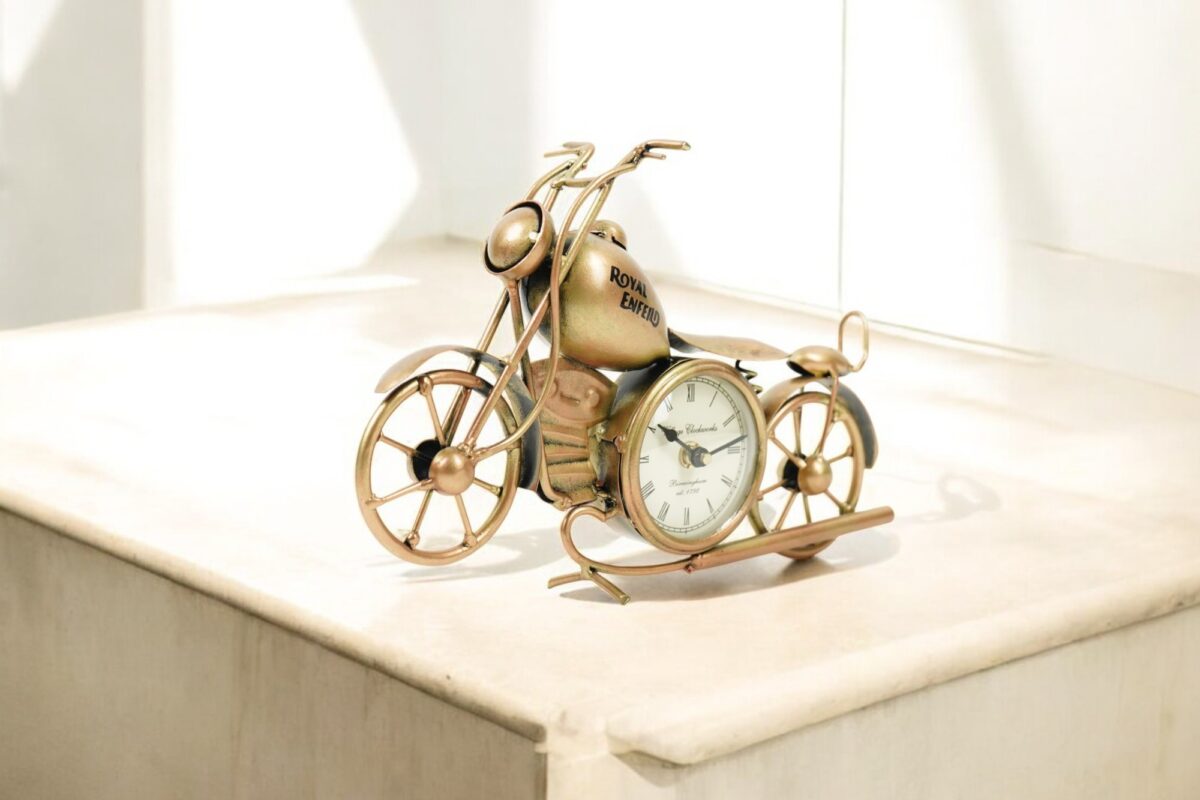 Bullet Bike Clock (Antique) - Image 2