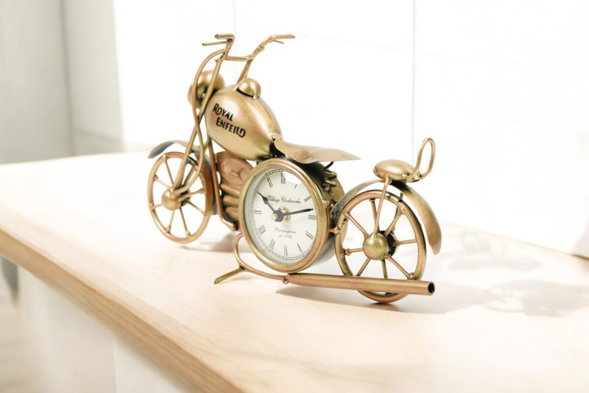 Bullet Bike Clock (Antique) - Image 3