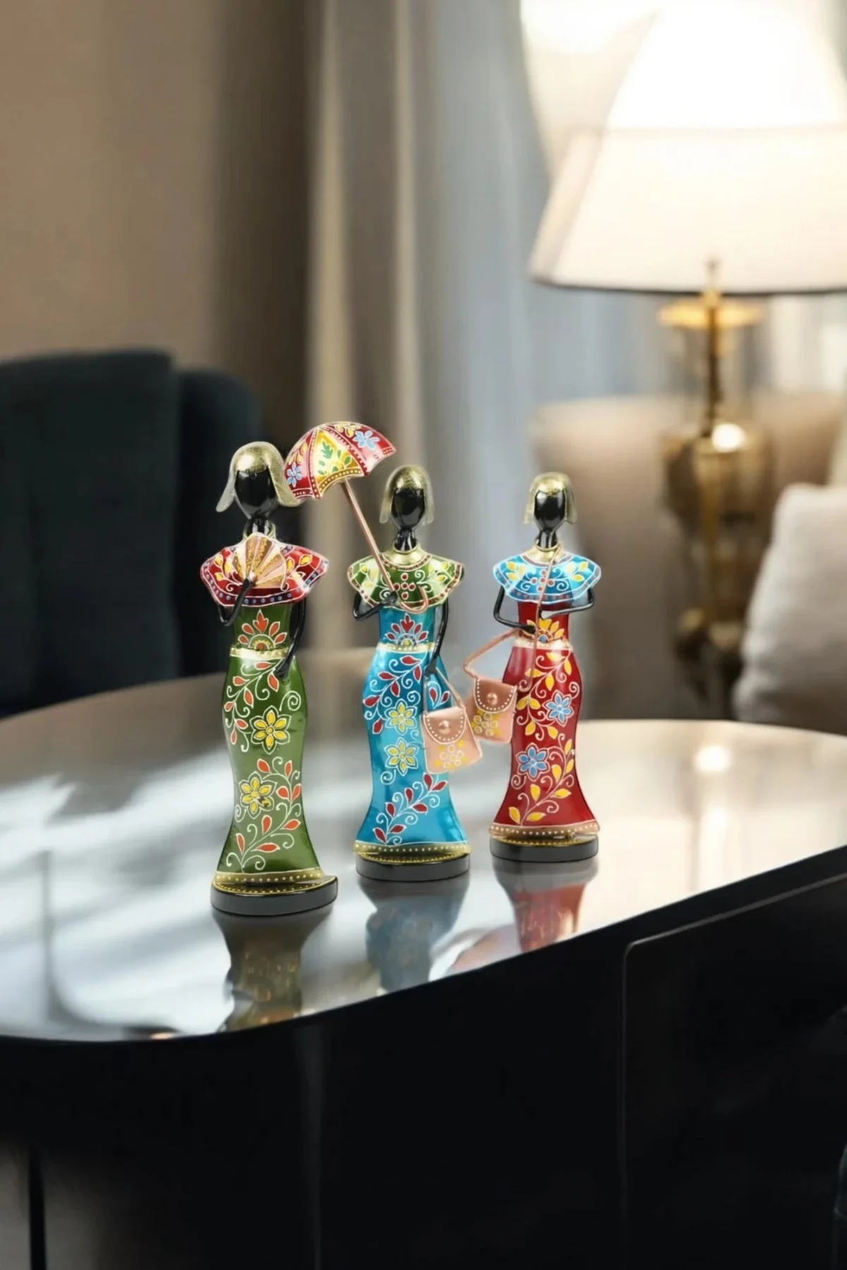 Wall Hook Chinese Doll Set of 3 - Image 3