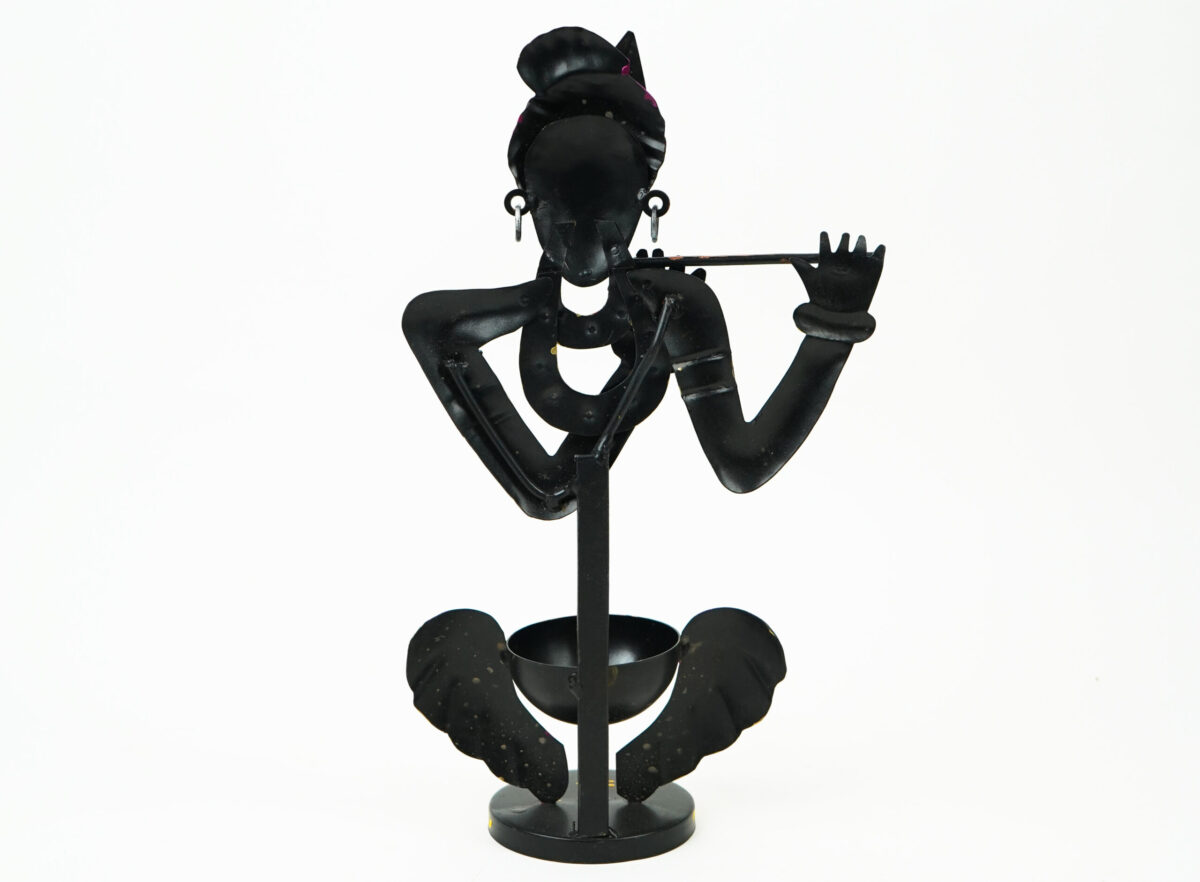 Handcrafted Krishna T-Light (Blue Colour) - Image 4