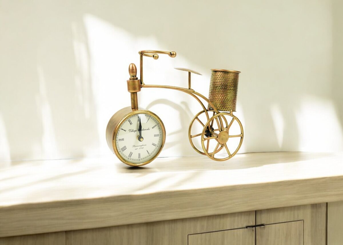 Vintage Cycle With Pen Stand - Image 2