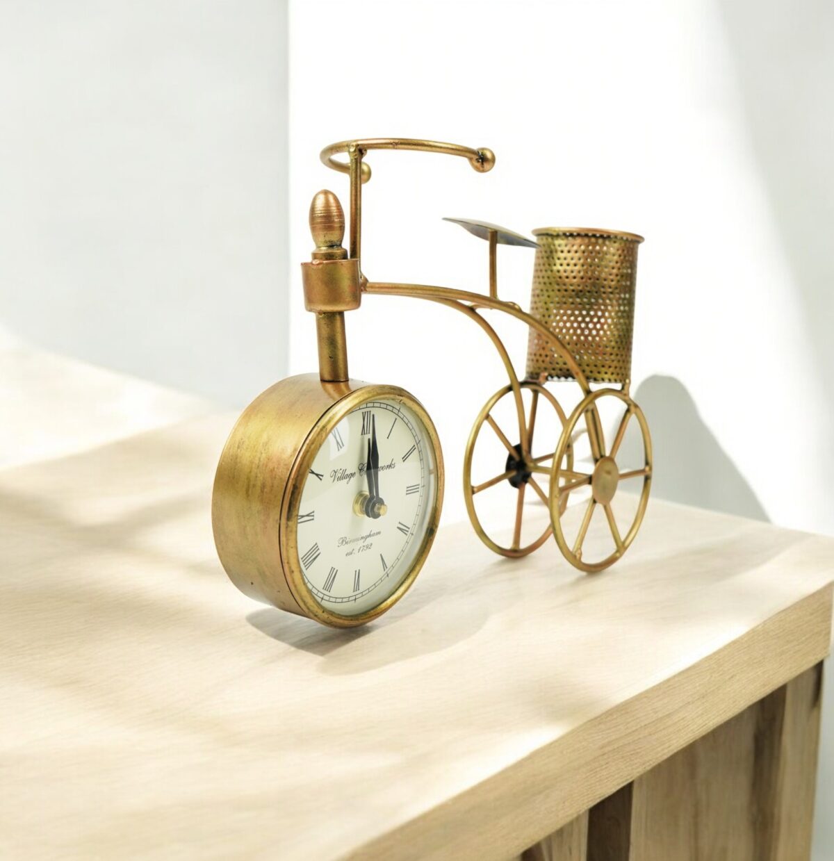 Vintage Cycle With Pen Stand - Image 3