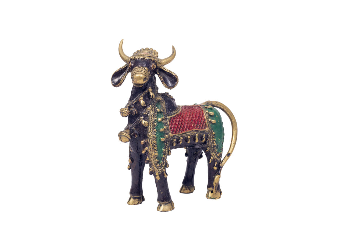 Black Gold Brass Nandi - Image 3