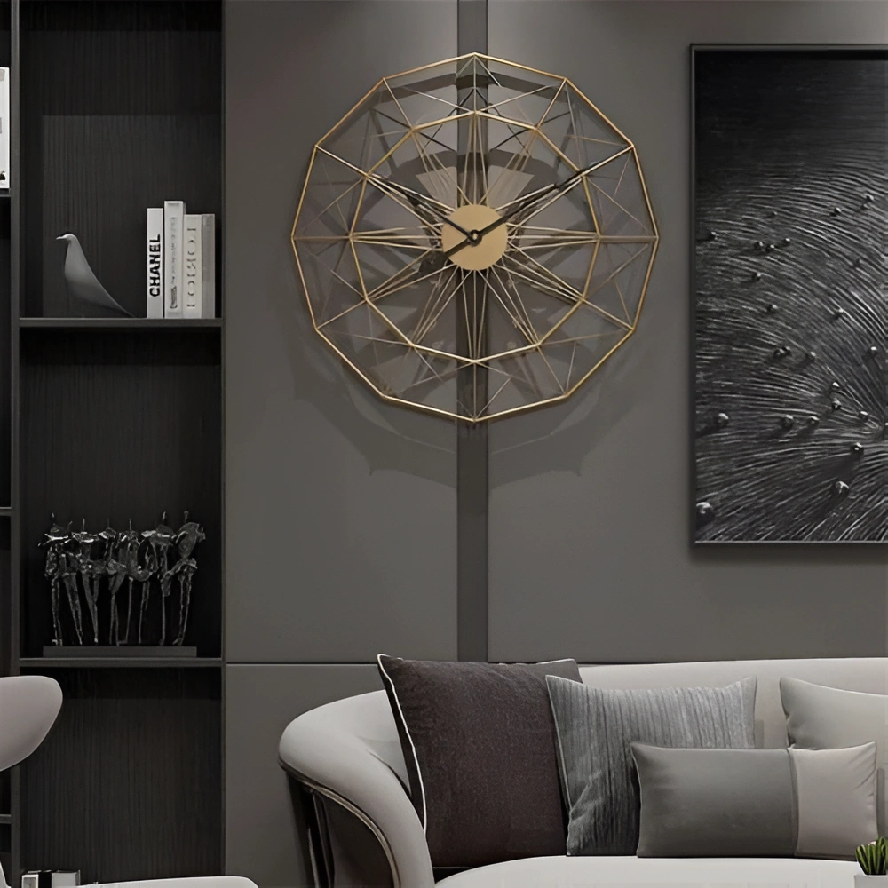 Golden Polygon Clock